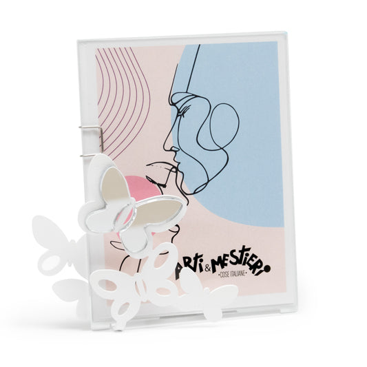 Bomboniera moderna Portafoto Farfalle Decorato