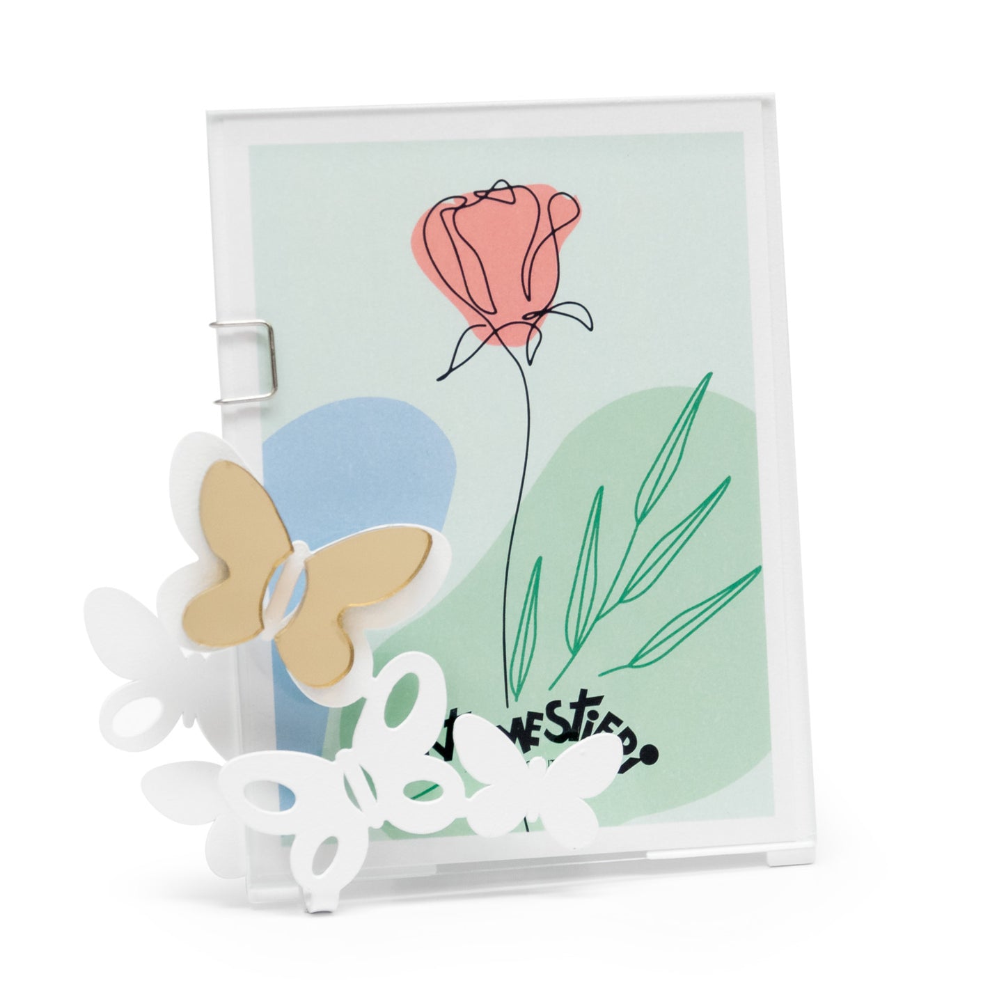 Decorated Butterfly Photo Frame Modern Favours