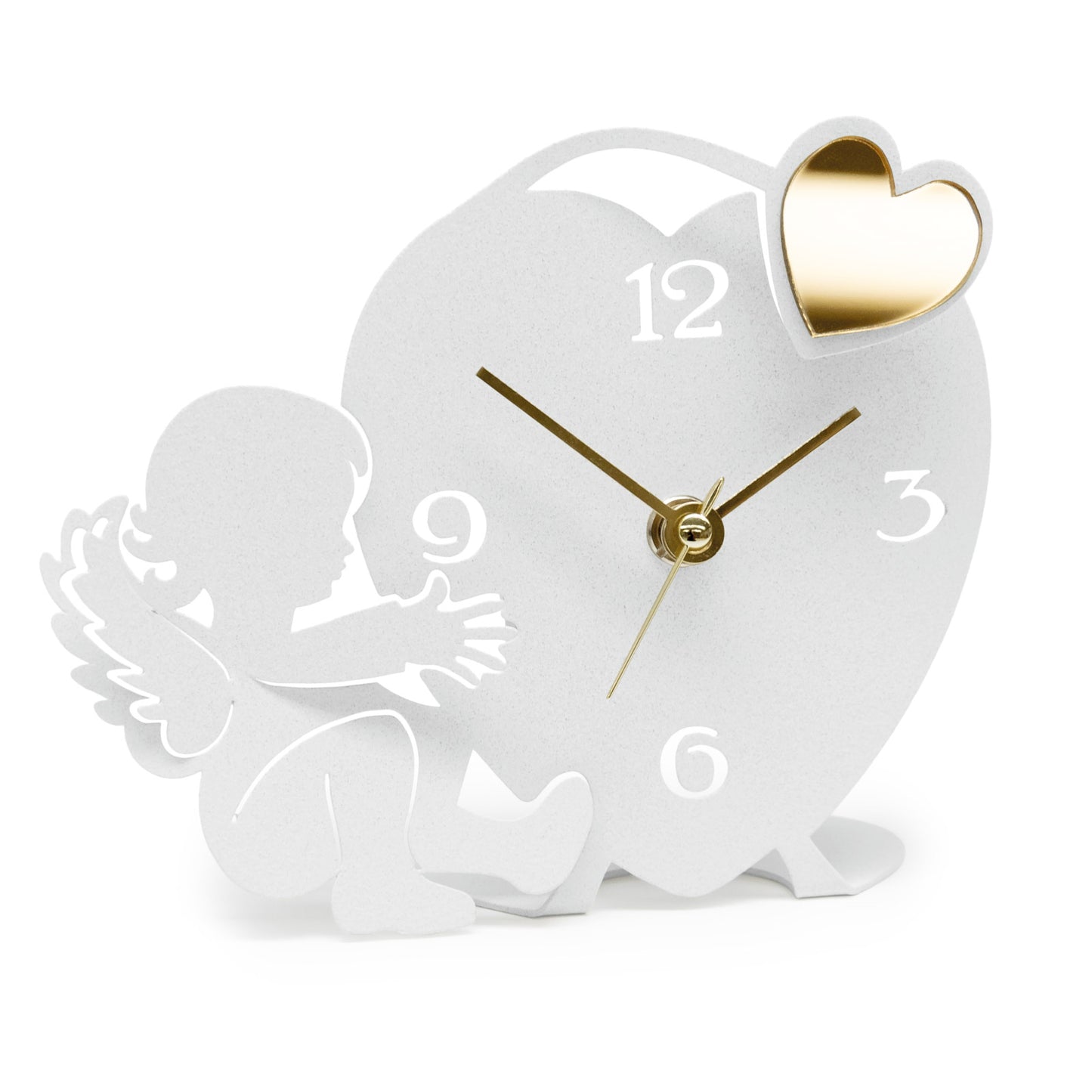 Bomboniera di design Orologio Angioletto decorato