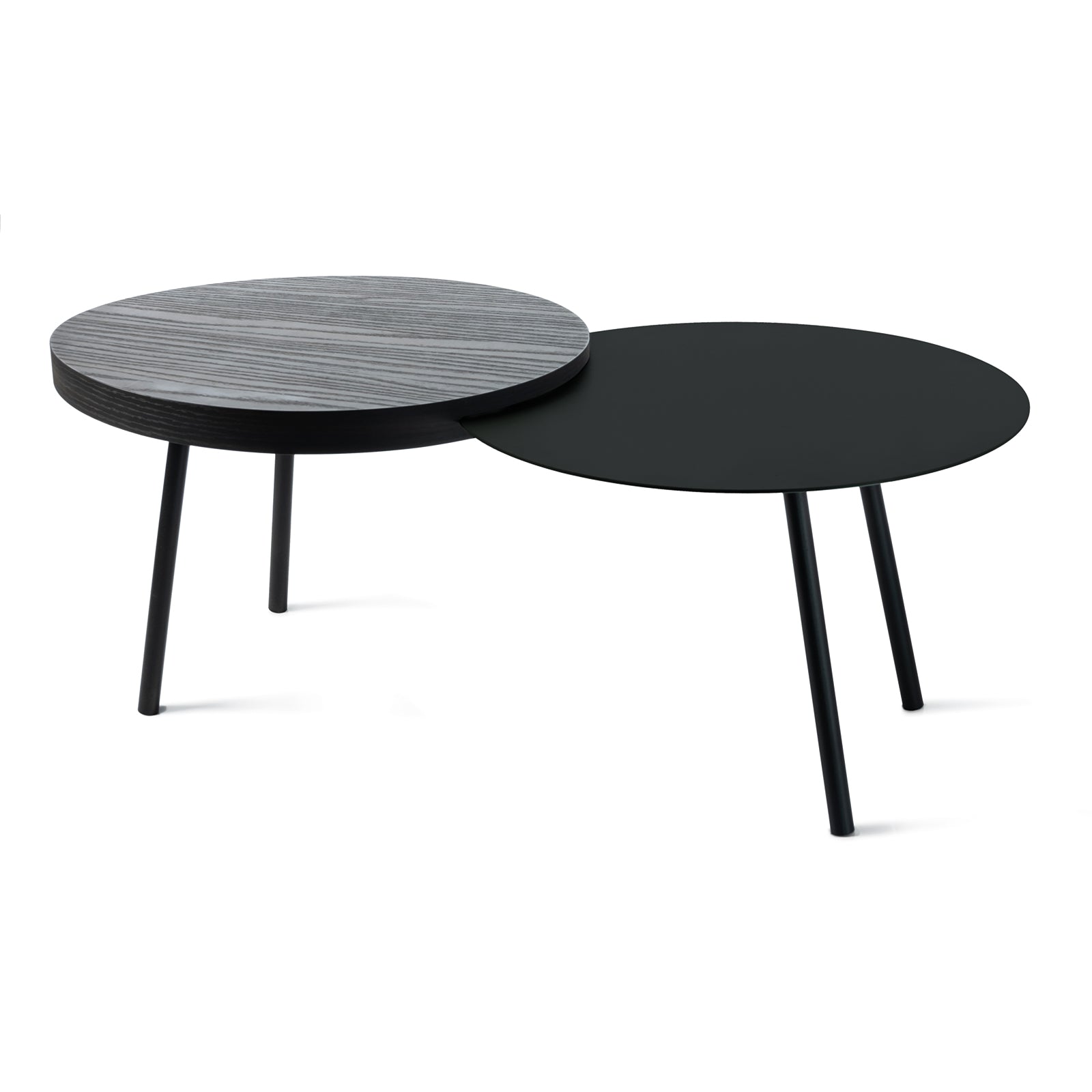 Skinny Tavolino Piccolo Computer Moderno, In Acciaio Carbonio E Piastra, Con Bordo Rialzato, Nero, Per Divano E Letto