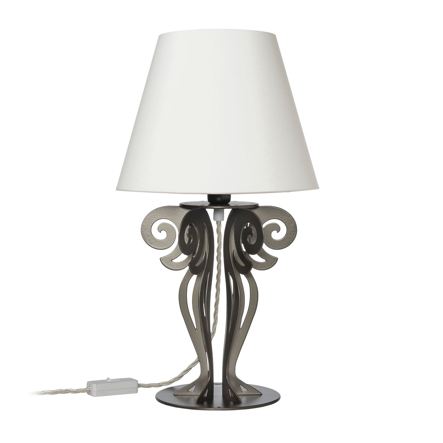 Piccola lampada da tavolo con paralume Circeo