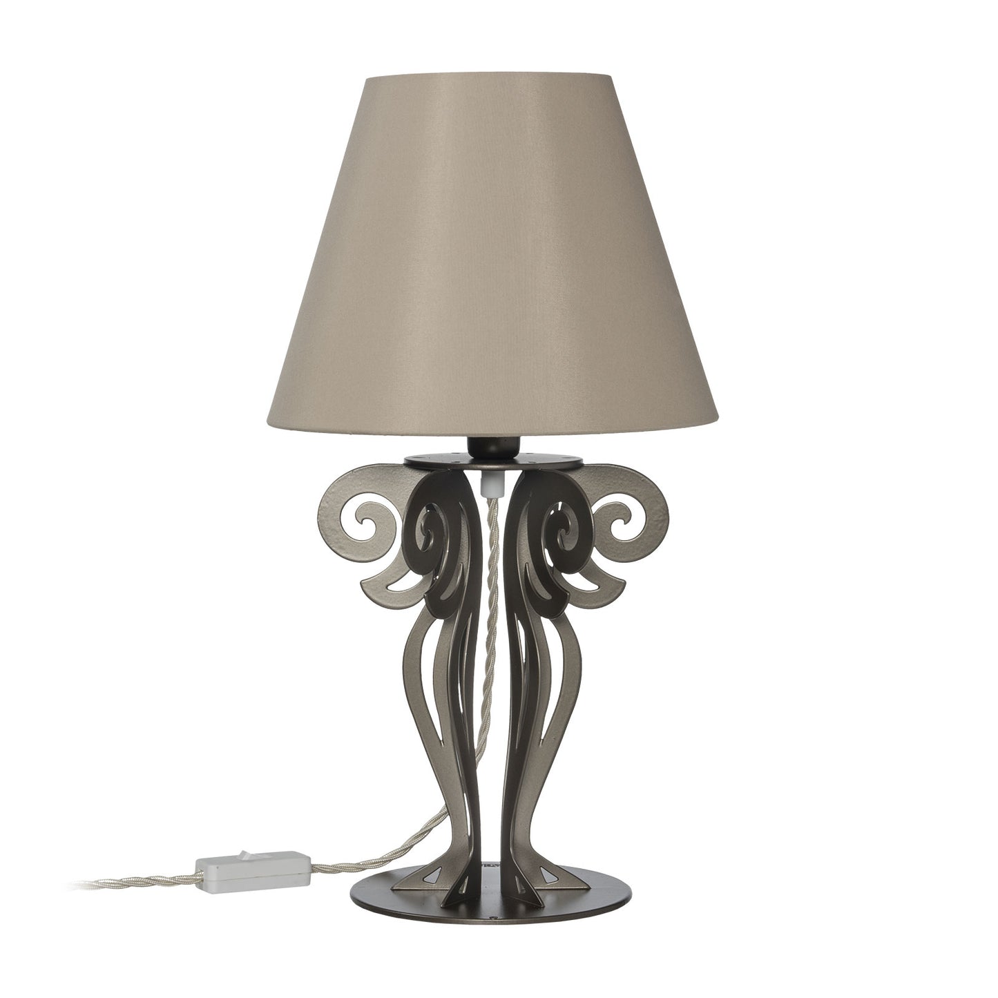 Piccola lampada da tavolo con paralume Circeo