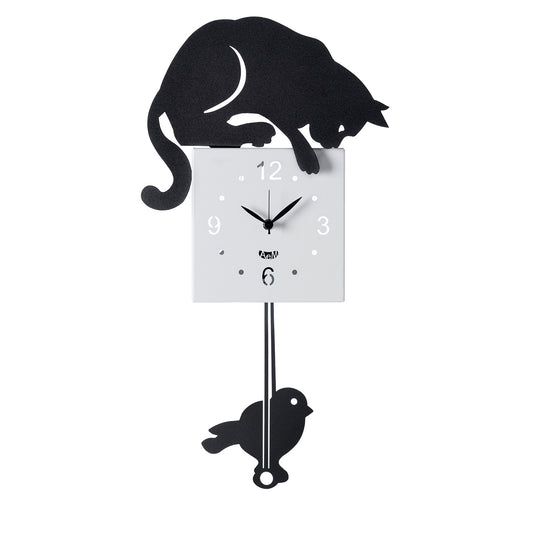 Modern pendulum clock Hunter Cat