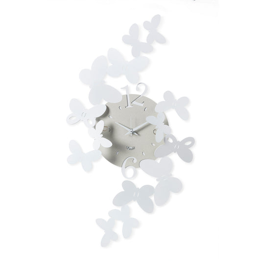 Design wall clock Papillon butterflies small