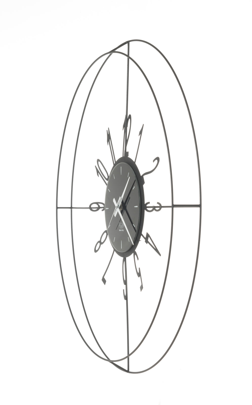 Orologio da parete di design con linee sottili Voyager