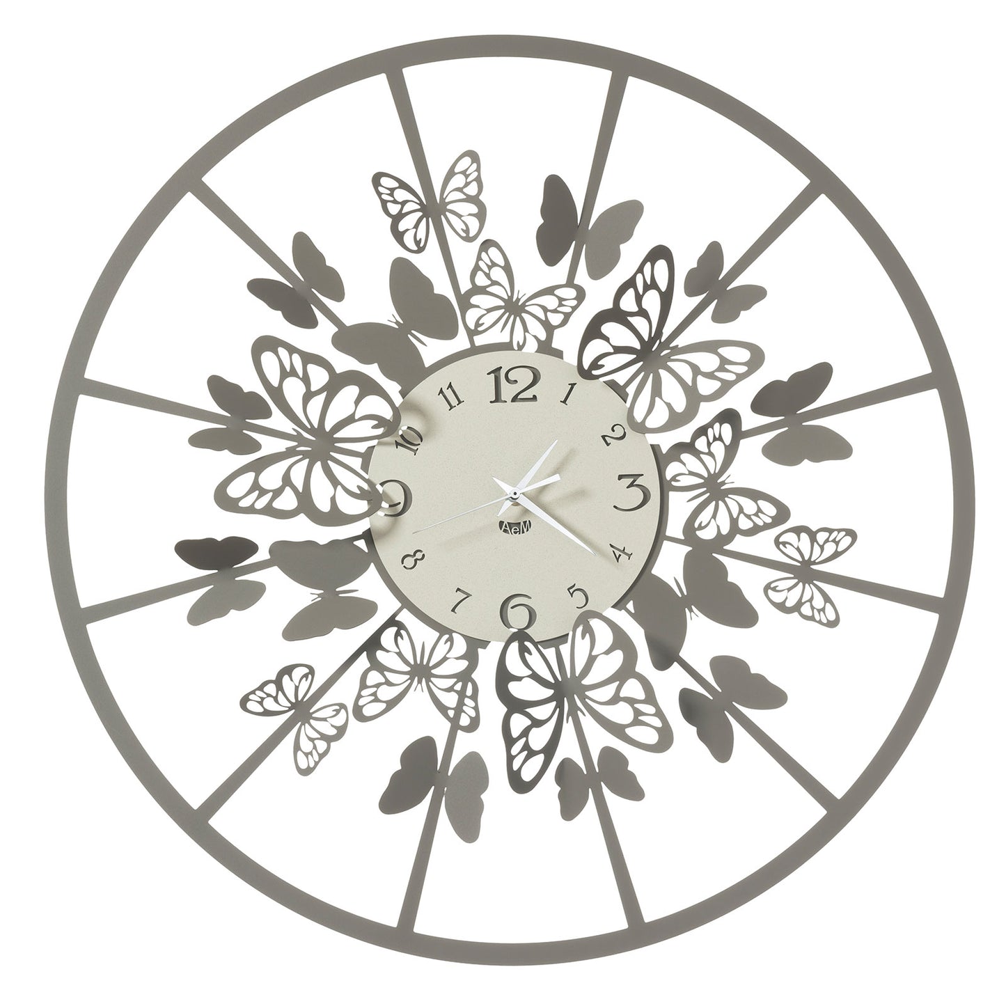 Orologio da parete di design Sfarfallio grande