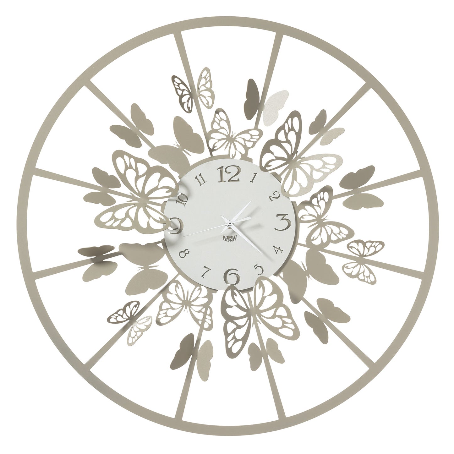 Orologio da parete di design Sfarfallio grande