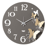 Wall clock detail Butterfly Flowers small