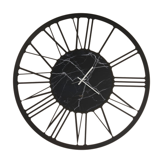 Grande horloge murale Big 90 effet marbre
