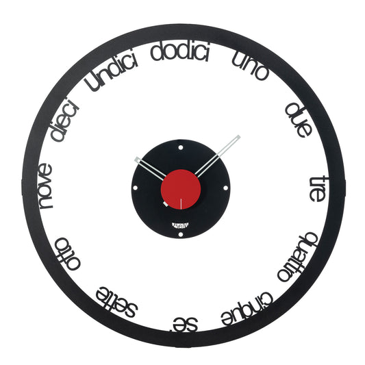 Orologio grande da parete di design Circolo
