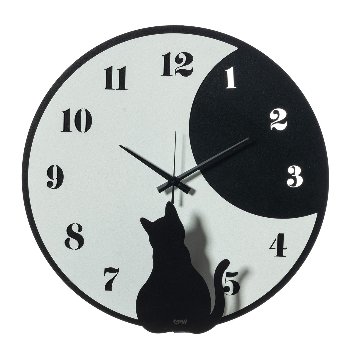 Horloge murale chat Moon Whiskers