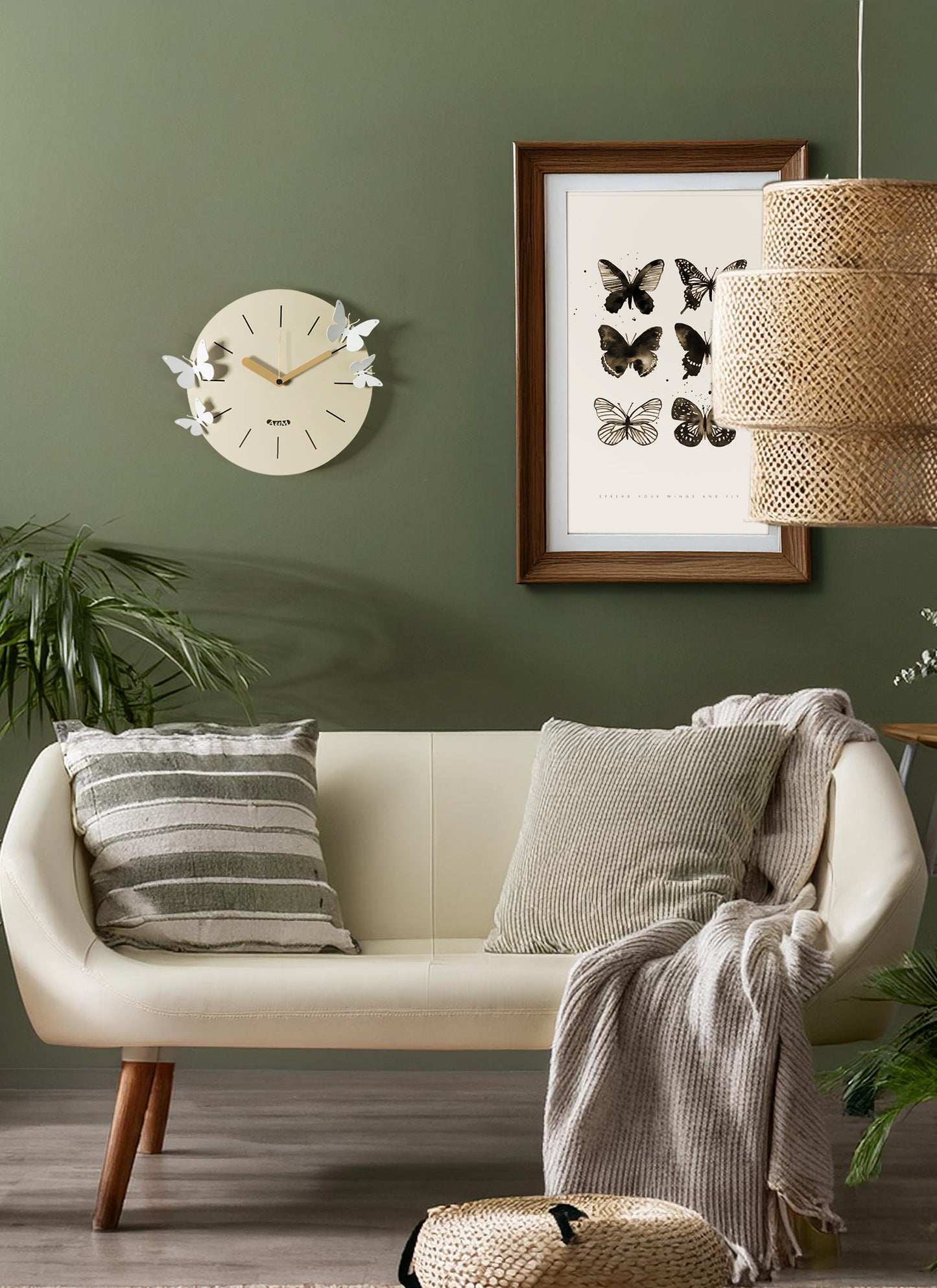 Butterfly Clock Battito d'Ali