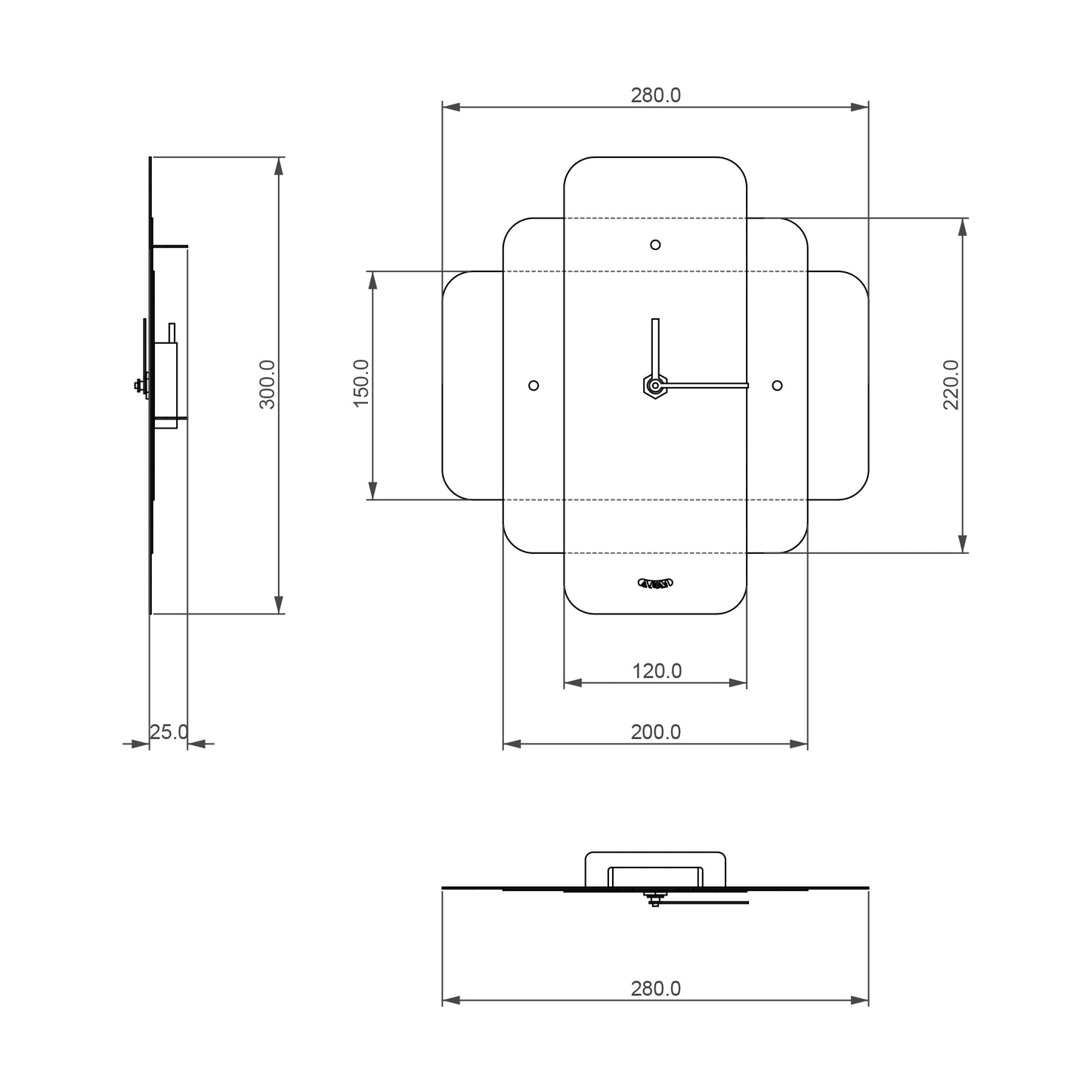 Orologio da parete Empire