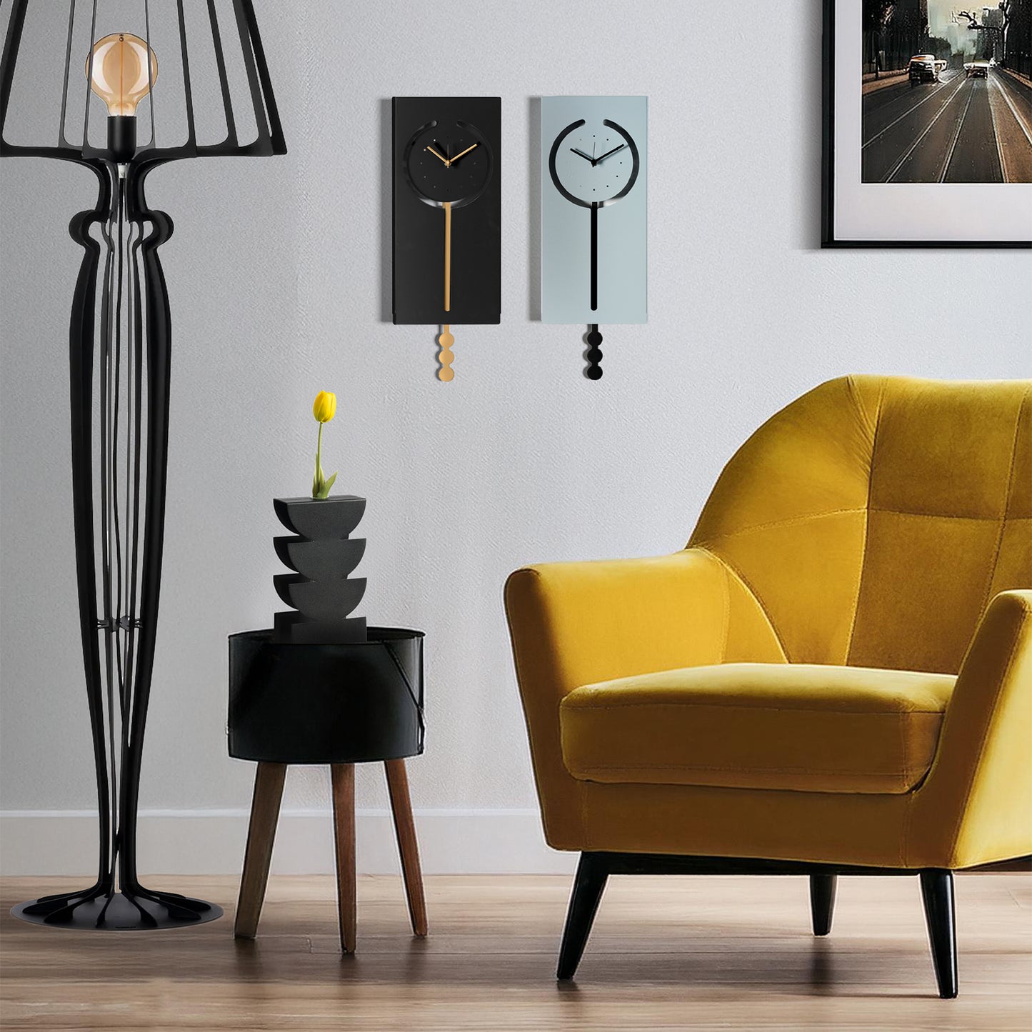 Omega pendulum clock