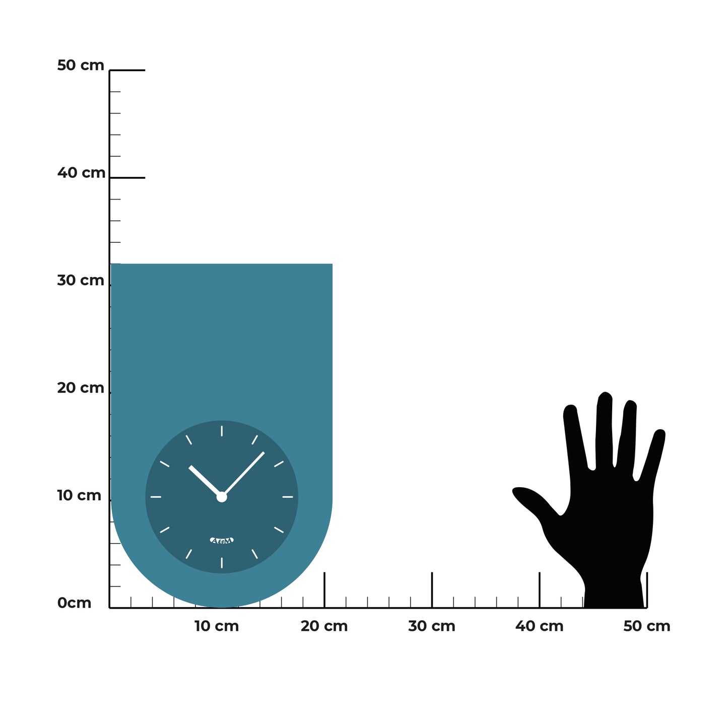 Orologio di design minimal Lembo