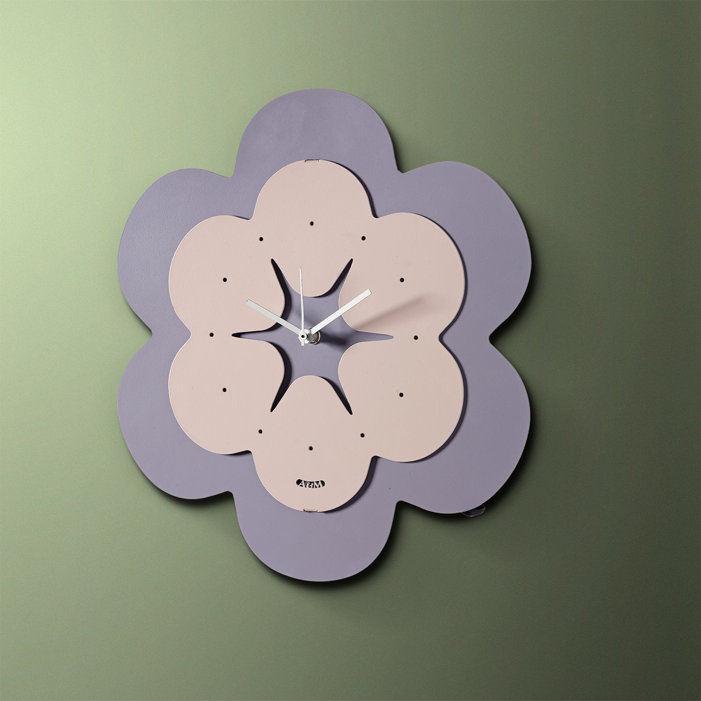 Florindo flower-shaped clock