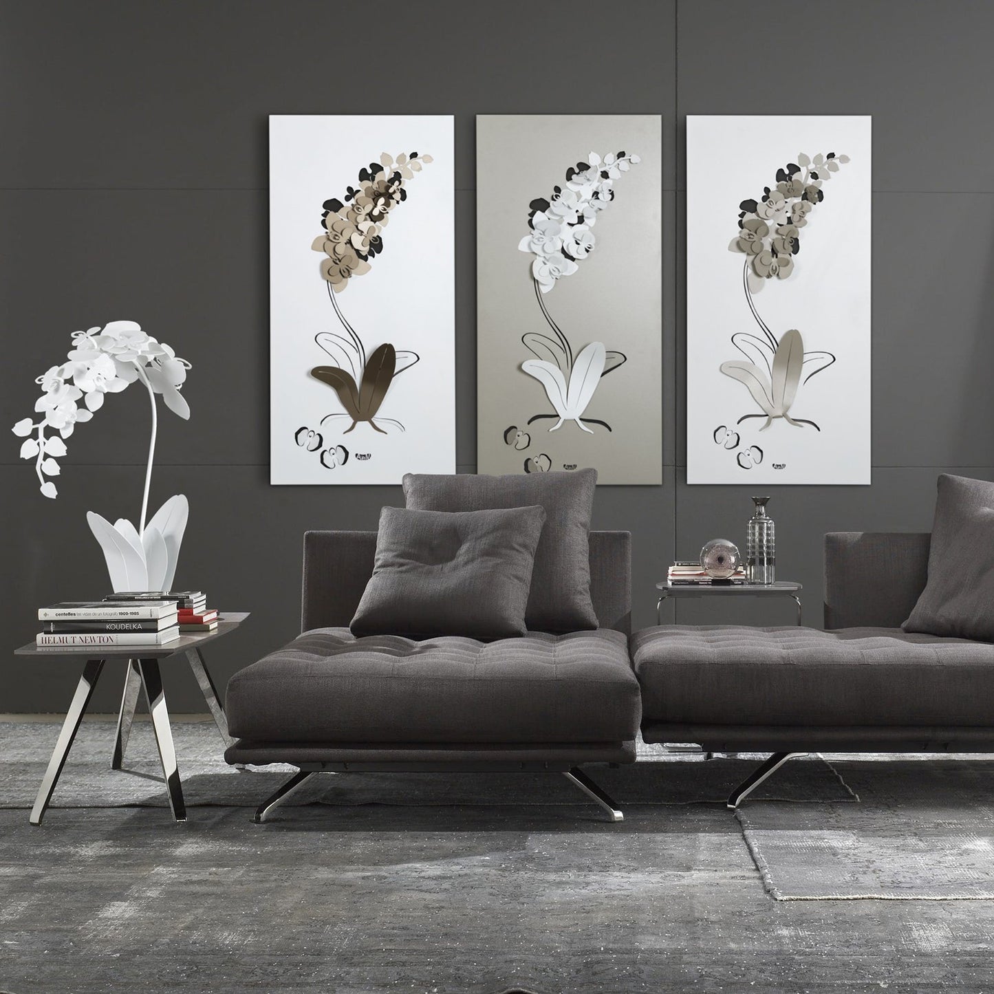 Modern Orchid Decorative Panel