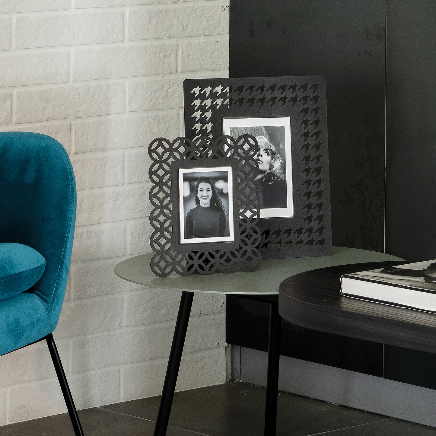 Portafoto di design Pied de Poule grande