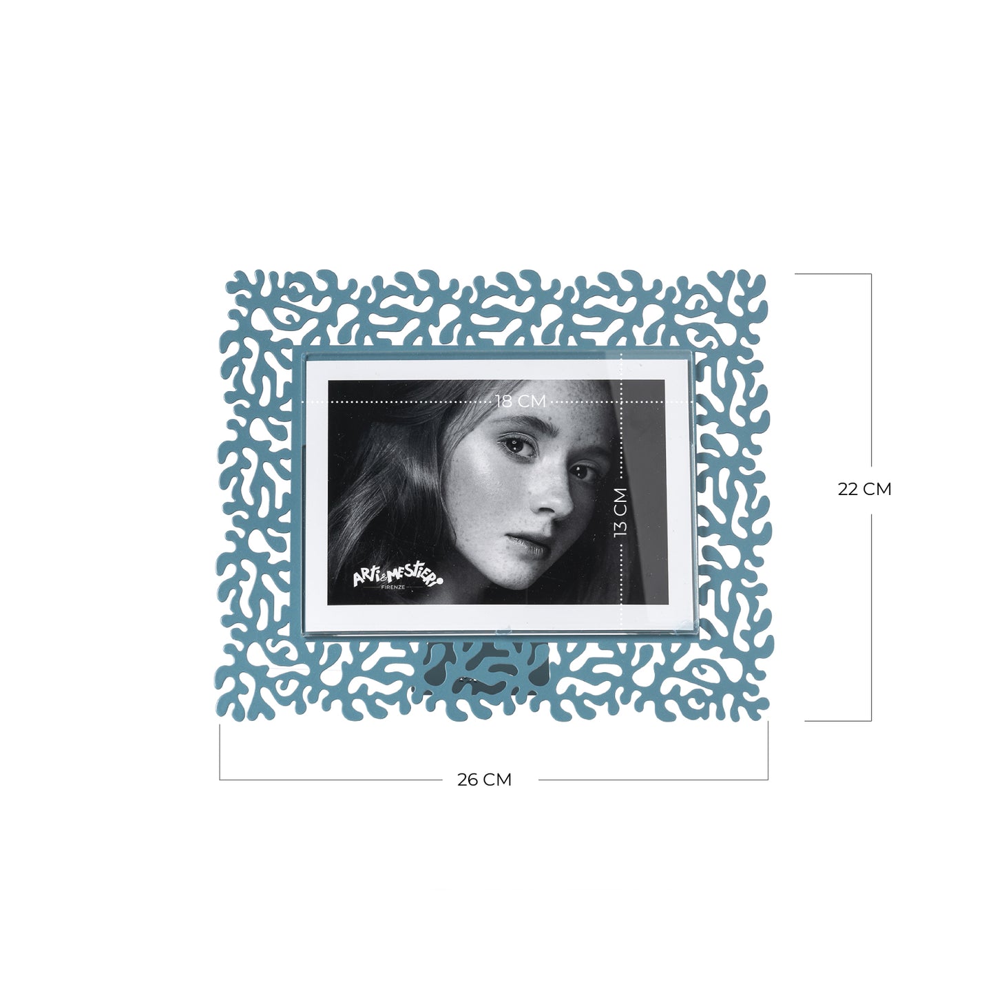 Corallo large horizontal photo frame