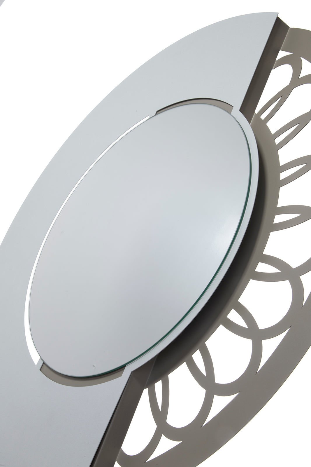 Adone circular decorative wall mirror