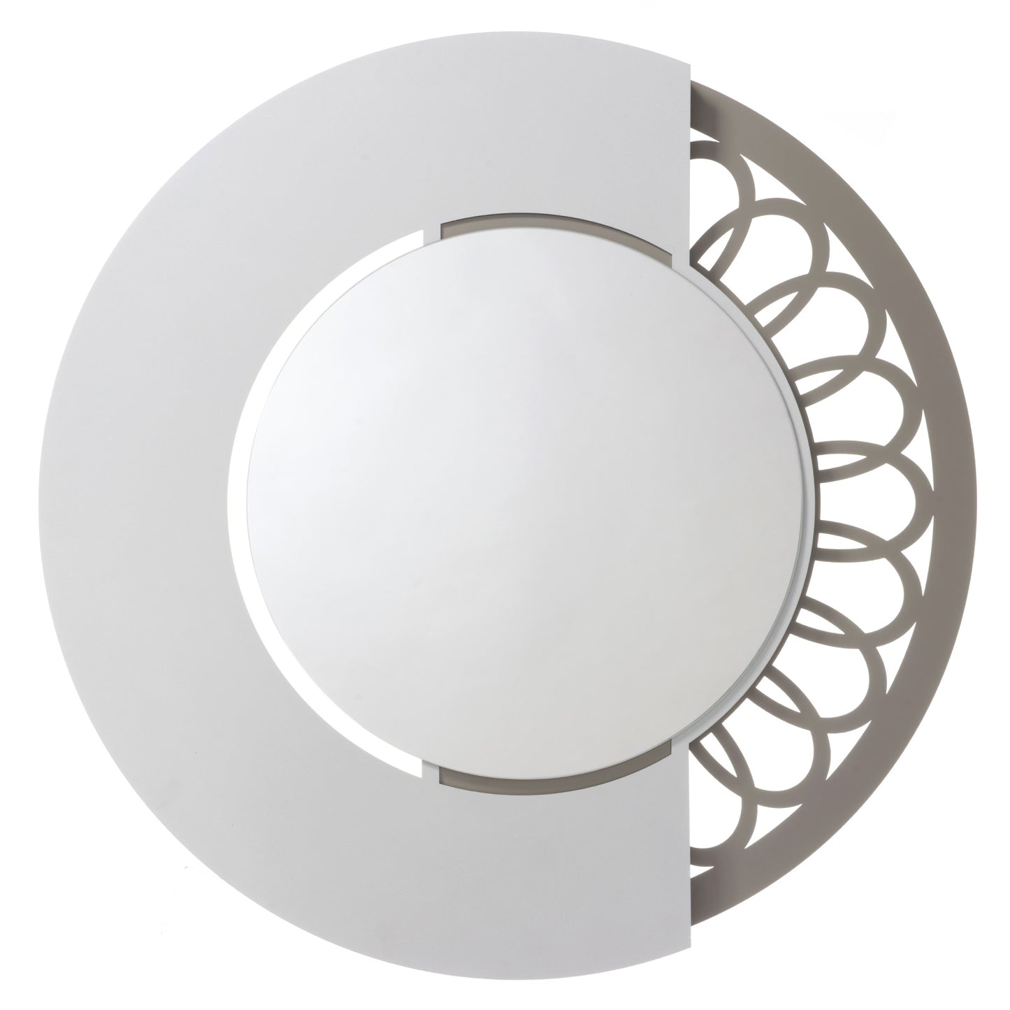 Adone circular decorative wall mirror