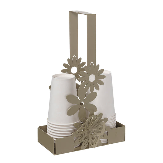 Glass holder Daisies