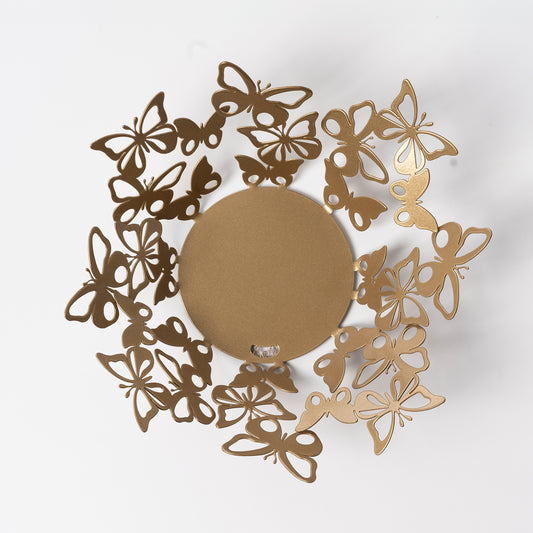 Centrotavola Farfalloso piccolo oro laccato