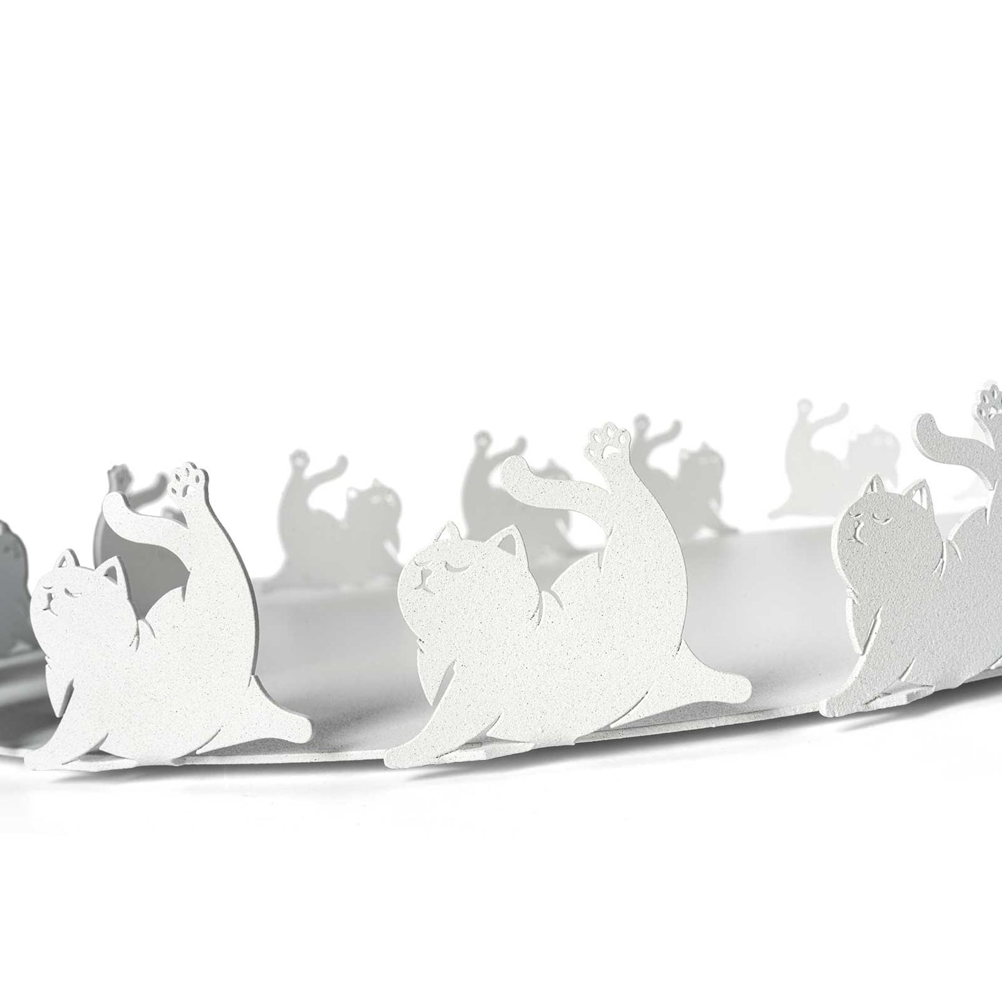 Particolare del gatto Mattisse vassoio bianco marmo