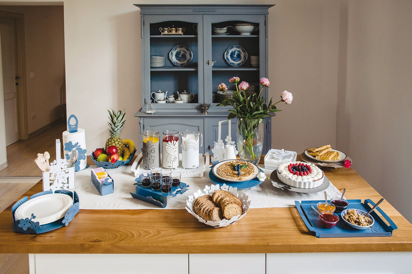 Kitchen roll holder Fior di Loto