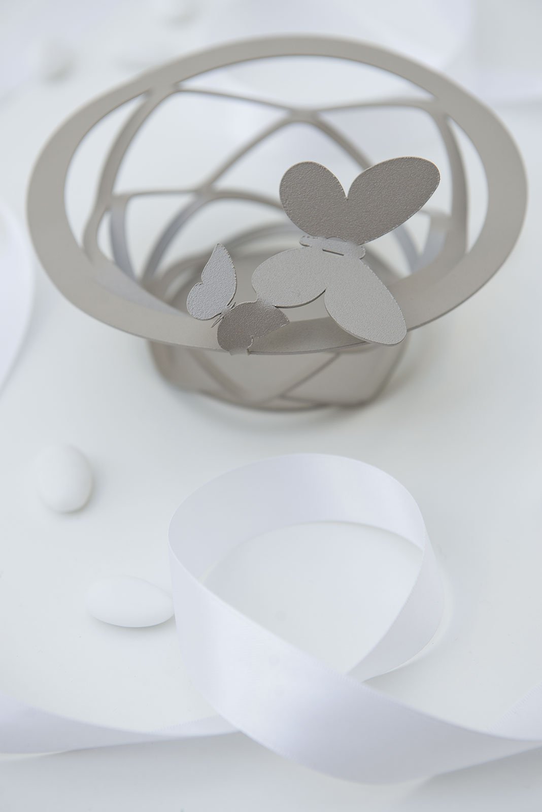 Bomboniera di design cestino Butterfly