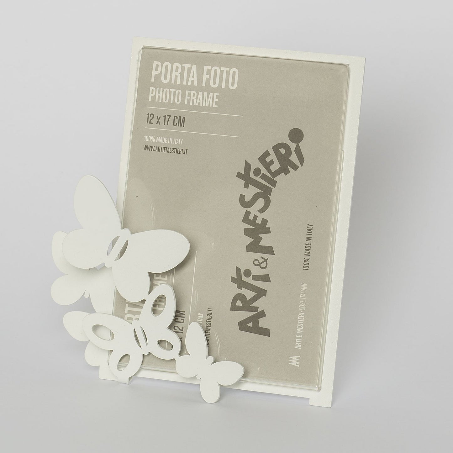 Bomboniera moderna portafoto Farfalle