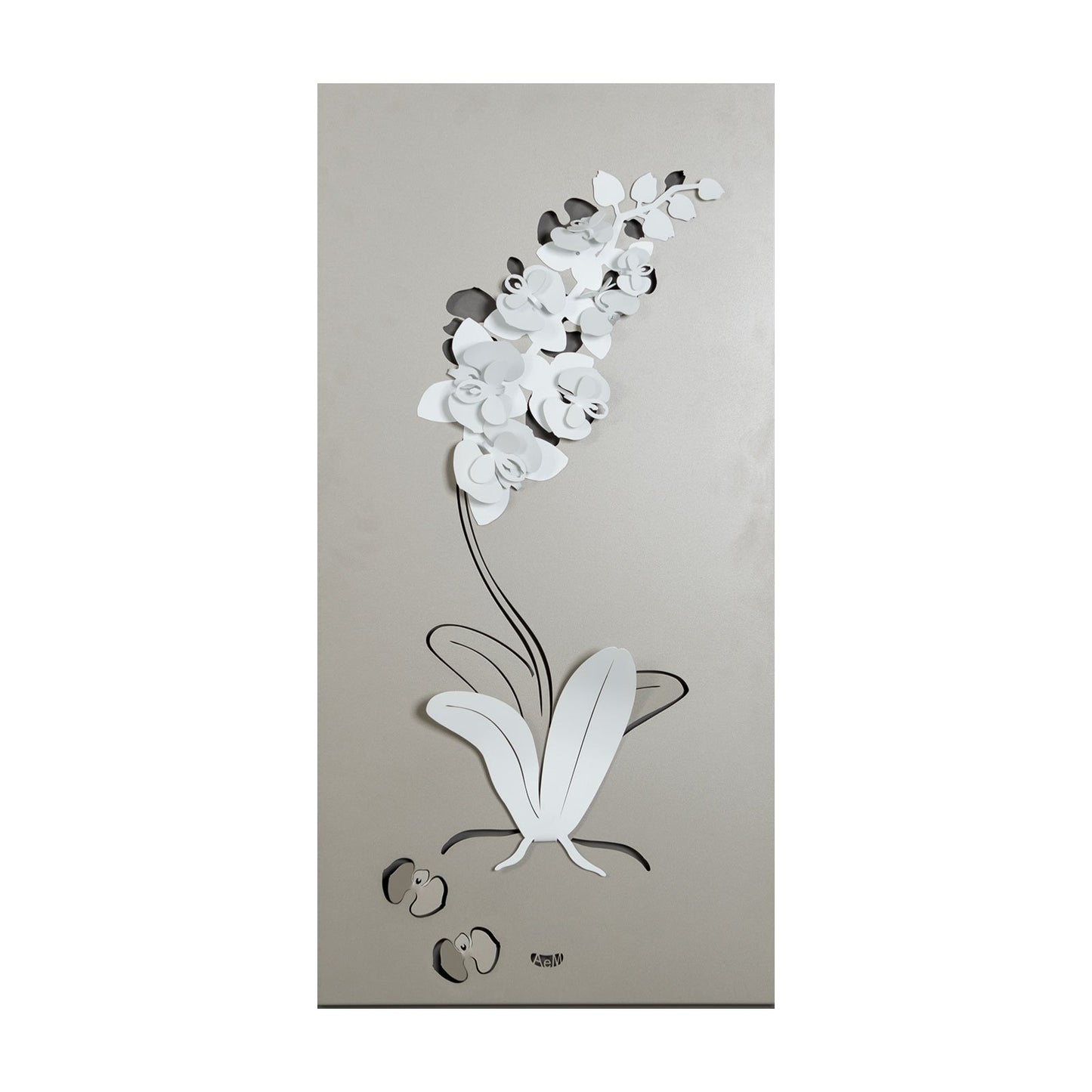 Modern Orchid Decorative Panel