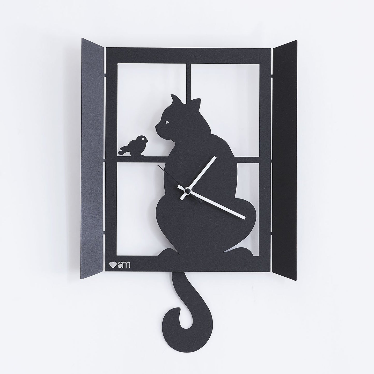 Orologio a pendolo moderno Gatto alla Finestra
