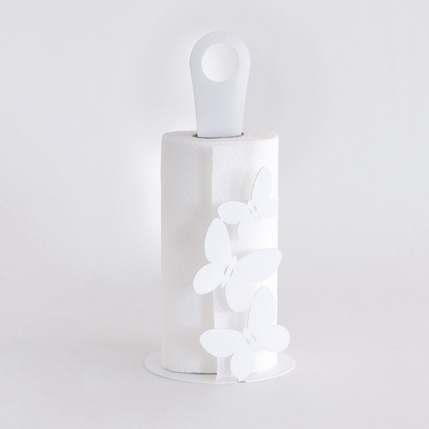 Butterfly roll holder