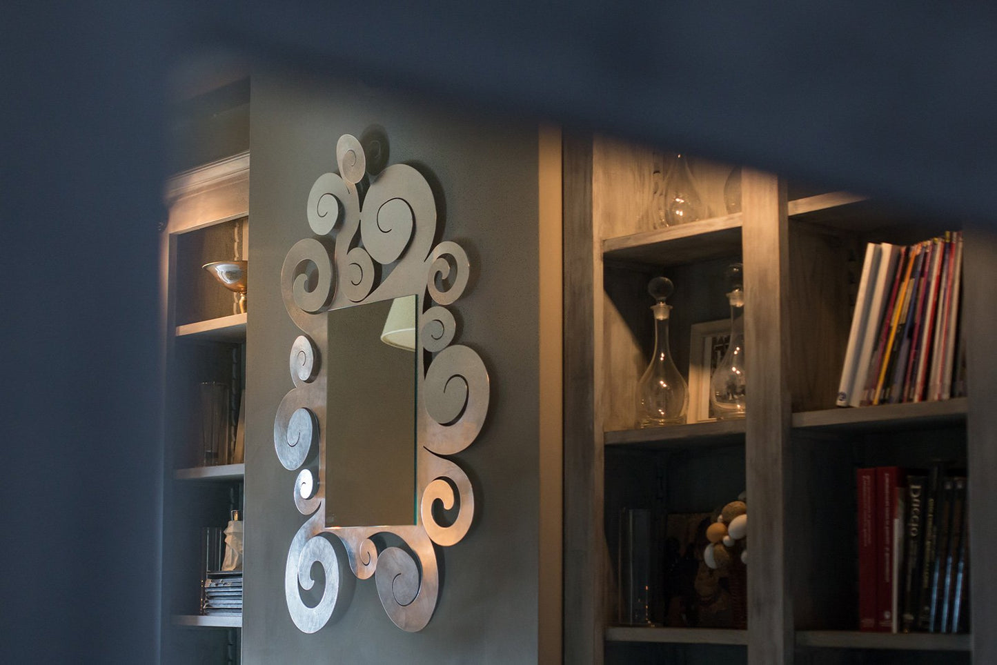 Decorated wall mirror Temple