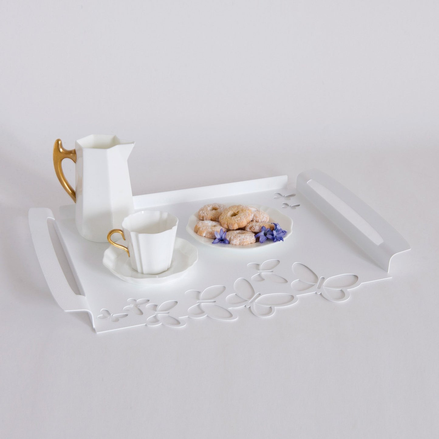 Large Butterfly modern tray