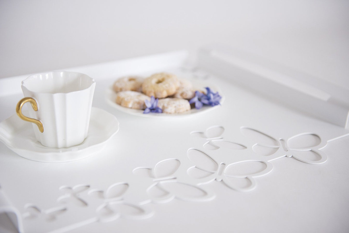 Large Butterfly modern tray