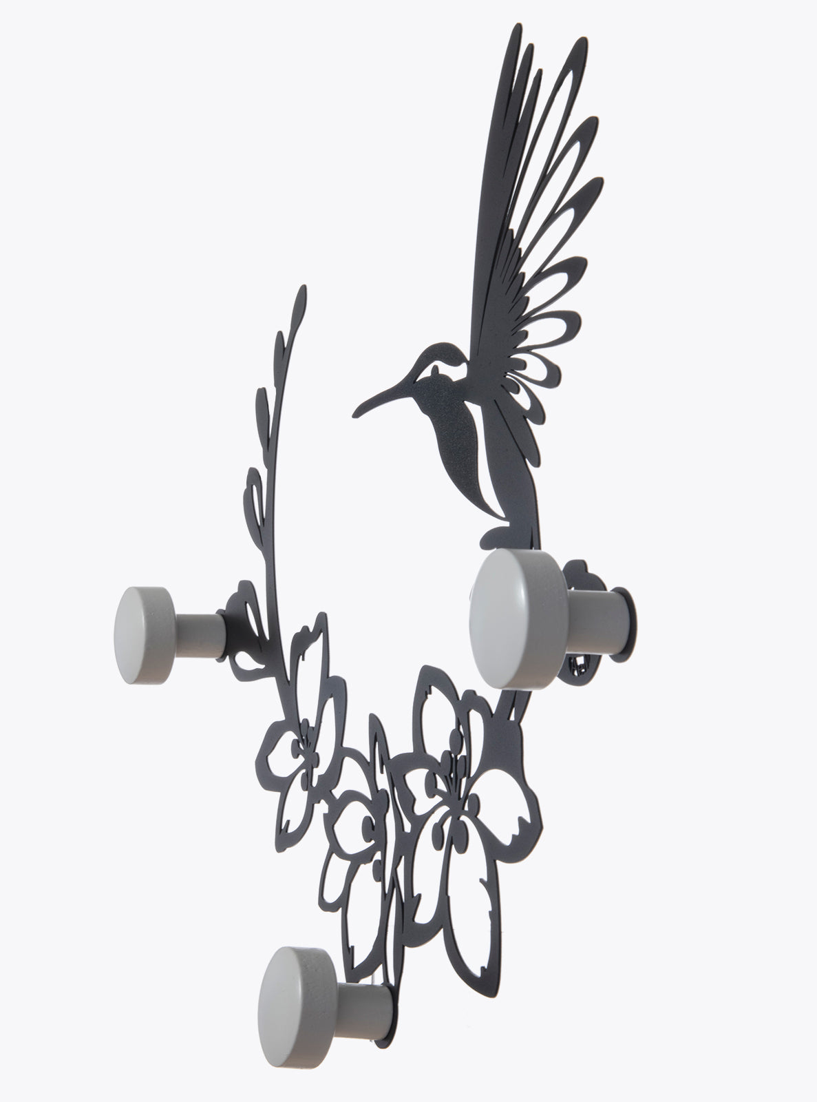 Wall-mounted designer coat rack Colibrì