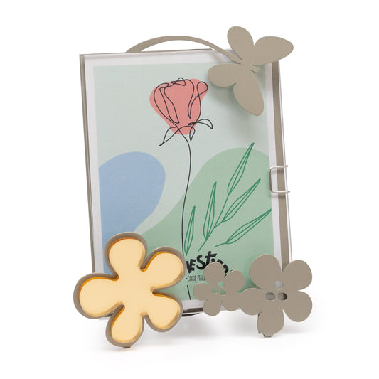 Bomboniera moderna portafoto Fiorellini Decorato