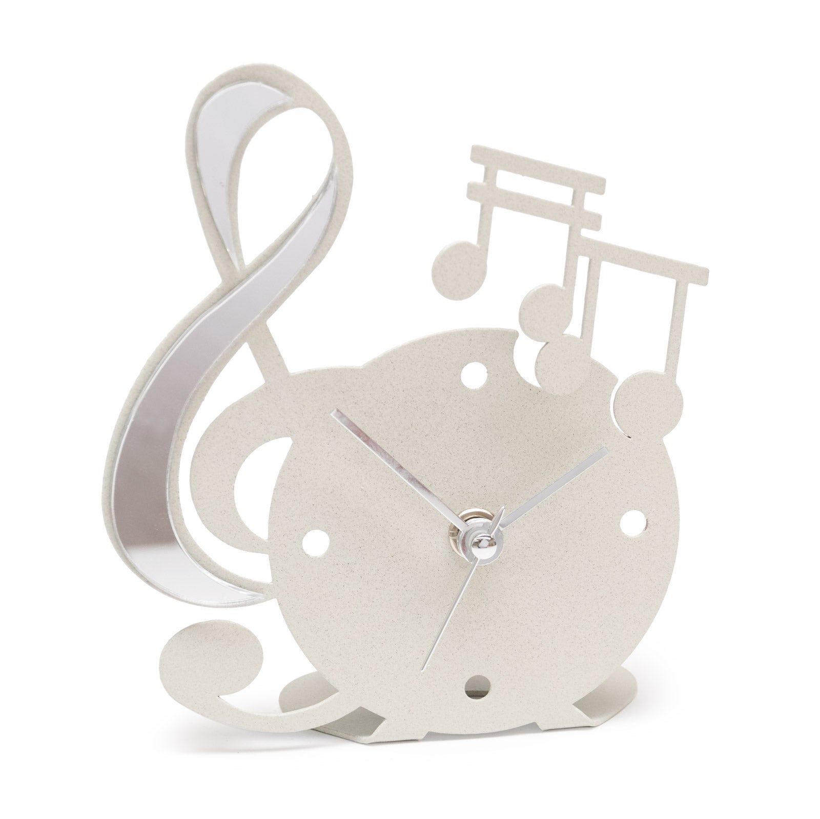 Table clock favours Music