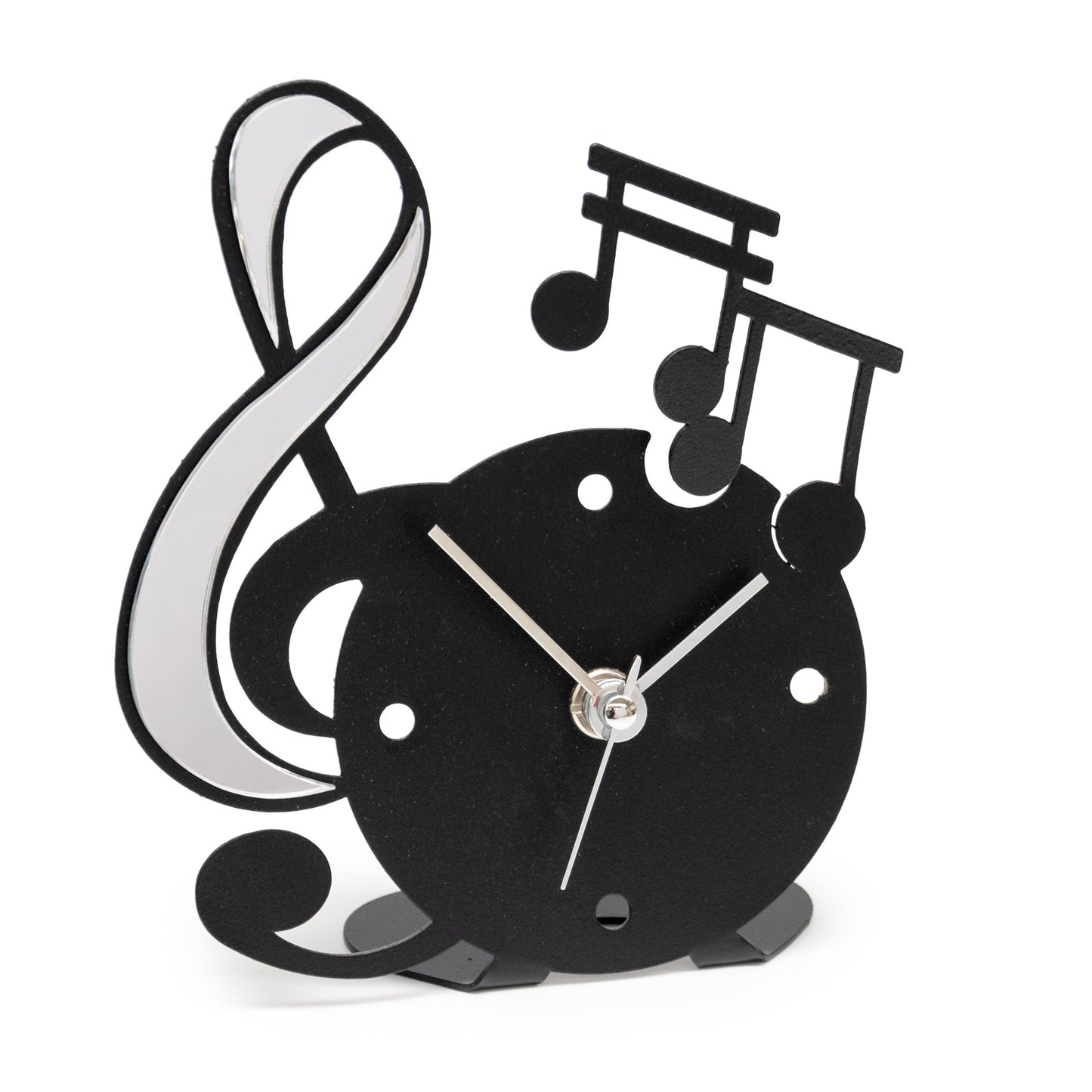 Table clock favours Music