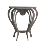 Consolle Ballerina piccola fango con design elegante - vista frontale