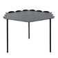 Modern living room side table Hexagonal Merletto