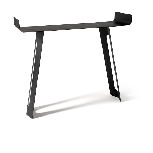 MATKAM Dotti Consolle Da Parete Stile Scandi Bianco | 85 Cm Con Anta E Ripiani | Mobile Ingresso Moderno - 5