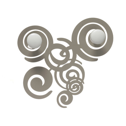 Appendiabiti di design Ganci da parete con riccioli Arabesque