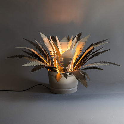 Lampada da terra Felce grande