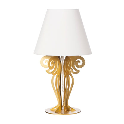 Piccola lampada da tavolo con paralume Circeo