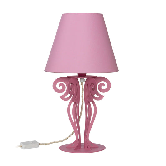 Lampada da tavolo colorata con paralume Circeo Pop