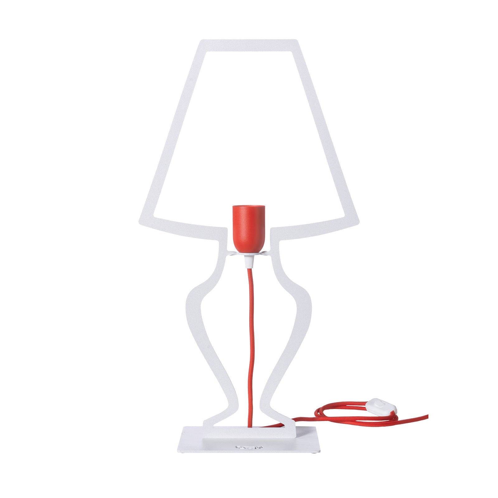 Silhouette design table lamp large