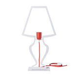 Silhouette design table lamp large